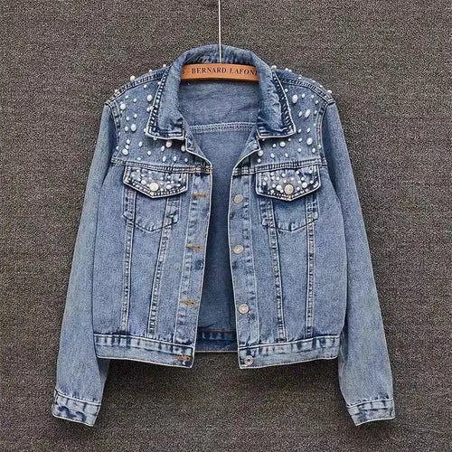 Black Pearl Customized Wedding Denim Jacket Til Death Do Us Part