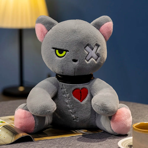 Reborn Cat Plush Toys Stuffed Dark Series Gothic Lolita Animals Doll