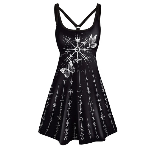 [You're My Secret] Summer Halloween Party Dresses for Women Goth
