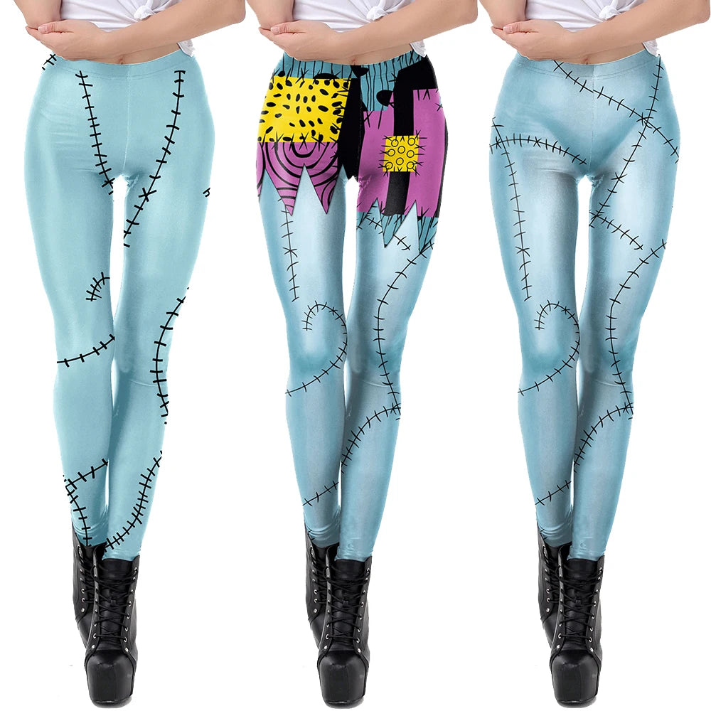 Halloween Anime Movie Sally Cosplay Dress Party Set Costume Christmas