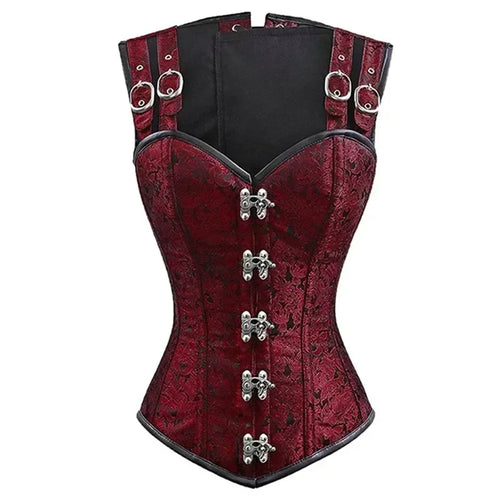 Steampunk Corset Top Sexy Women Shoulder Straps Gothic Bustier Corsets