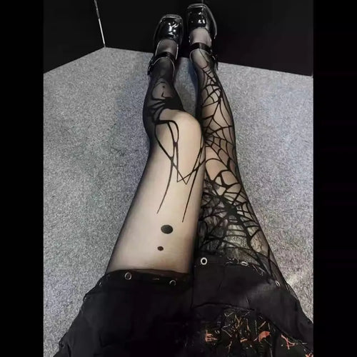 Gothic Vintage Dark Fishnet Tights Stocking Women Emo Alternative Sexy