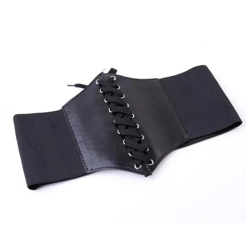 Black Body Shapewear Women Gothic Clothing Underbust Waist Cincher