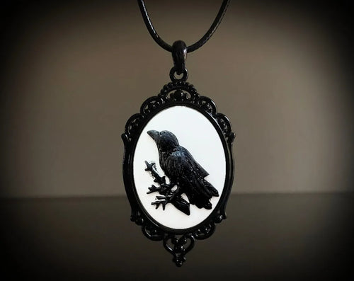 Gothic Blood Red Quartz Charm Necklace Oval Pendant Necklace For Women