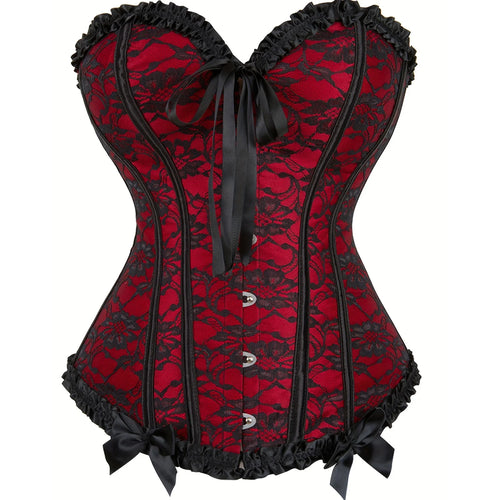 Sexy Gothic Corsets and Bustiers Top Overbust Corset Belt Slimming