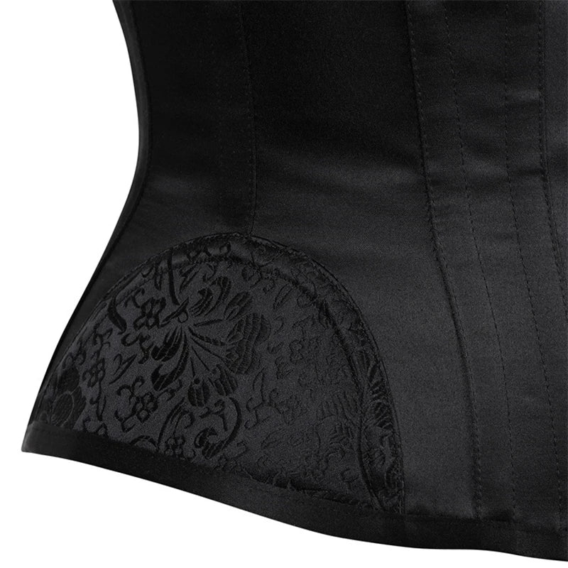 Gothic Corsets and Bustiers Steampunk Corset Top Short Torso Corset