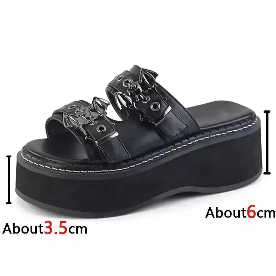Metal Decoration Women Slippers Designer Summer Sandals Buckles