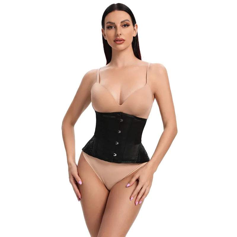 Gothic Corsets and Bustiers Steampunk Corset Top Short Torso Corset
