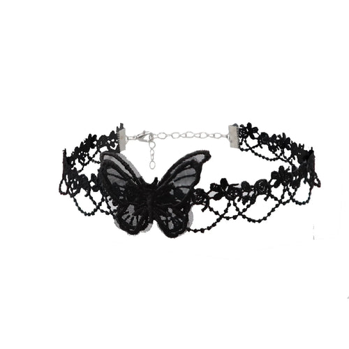 Lady Chokers Leaf Tassel Women Neck Jewelry Accessory Girl Lace Gothic
