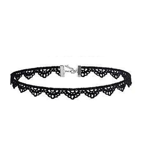 Lady Chokers Leaf Tassel Women Neck Jewelry Accessory Girl Lace Gothic