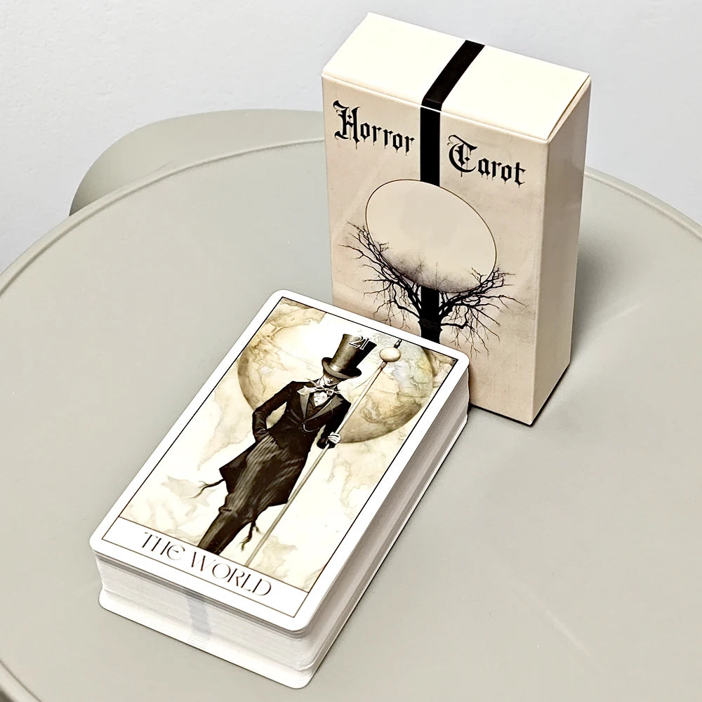Gothic Tarot Deck Horror Style 78 Rider-waite Cards 10.3*6cm Embark on