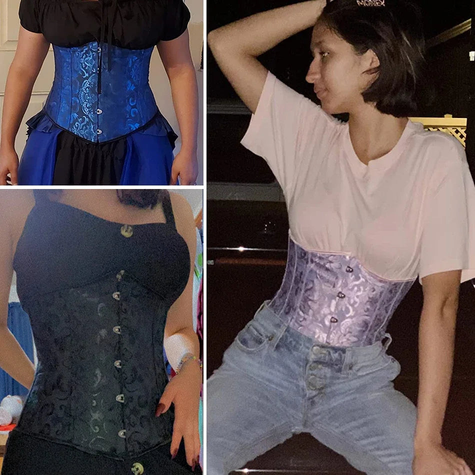 Sexy Corset Top Woman Waist Trainer Gothic Bustier Shapewear Women