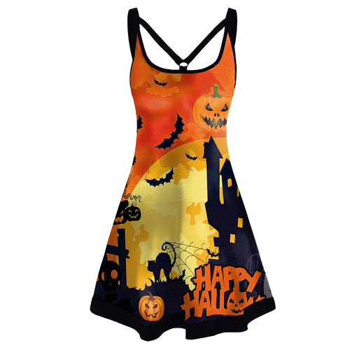[You're My Secret] Summer Halloween Party Dresses for Women Goth