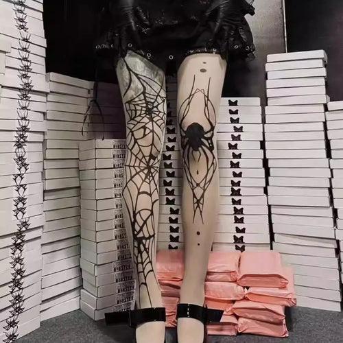 Gothic Vintage Dark Fishnet Tights Stocking Women Emo Alternative Sexy