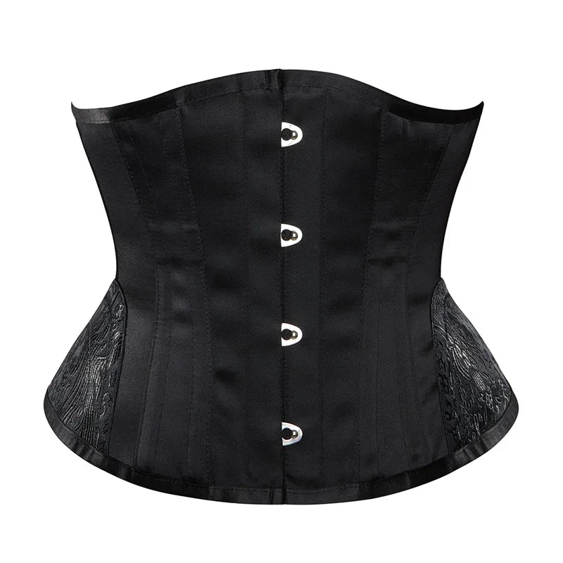 Gothic Corsets and Bustiers Steampunk Corset Top Short Torso Corset