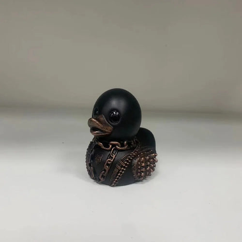 Duck Gothic punk duck, novelty duck decorated with Halloween
