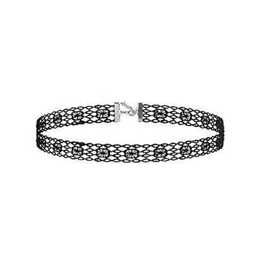Lady Chokers Leaf Tassel Women Neck Jewelry Accessory Girl Lace Gothic