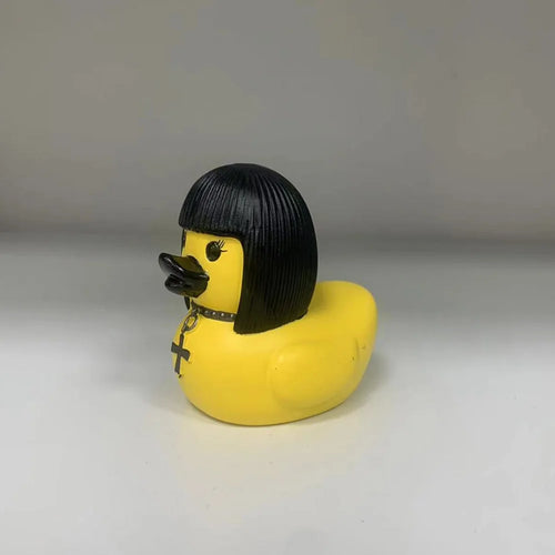 Duck Gothic punk duck, novelty duck decorated with Halloween