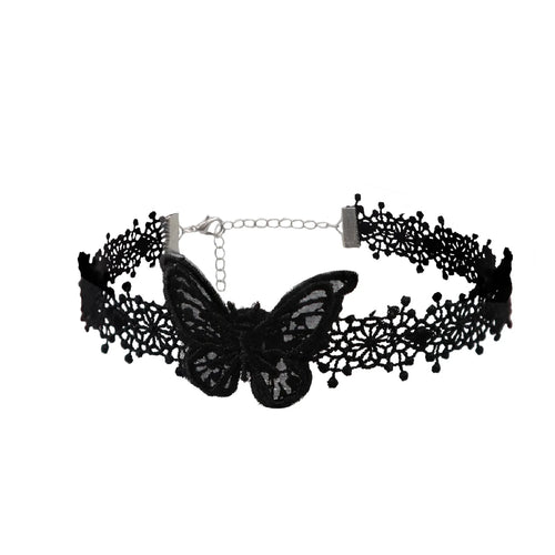 Lady Chokers Leaf Tassel Women Neck Jewelry Accessory Girl Lace Gothic