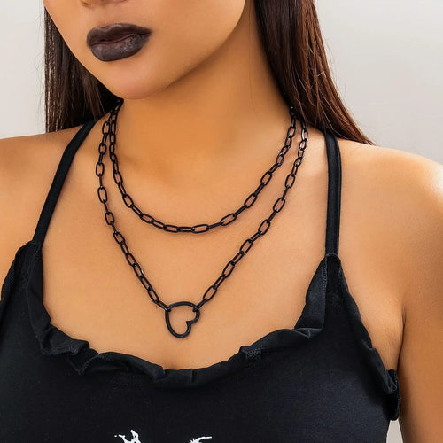 Punk Goth Black Velvet Choker Necklaces Gothic Style Rope Women Neck
