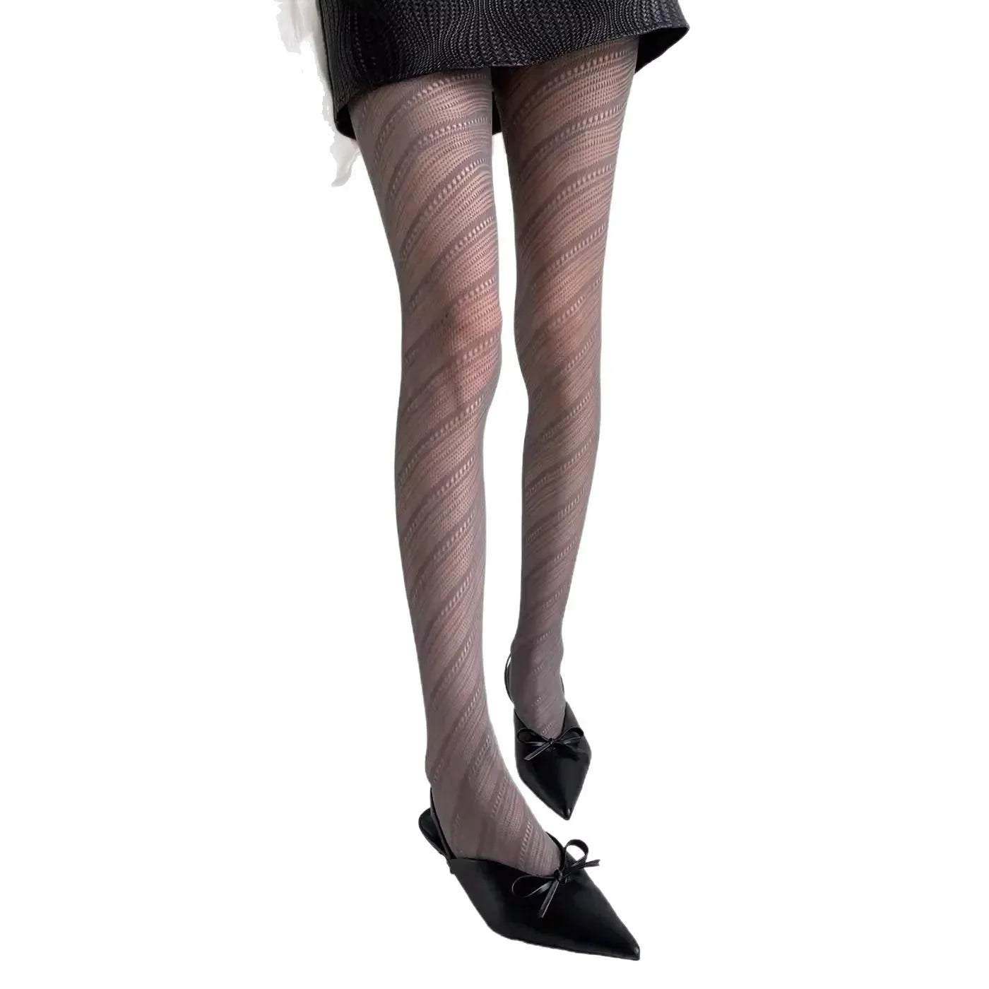 2025 New Woman Girls Fashion Punk Gothic Fishnet Stockings Snake Skull