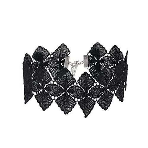 Lady Chokers Leaf Tassel Women Neck Jewelry Accessory Girl Lace Gothic