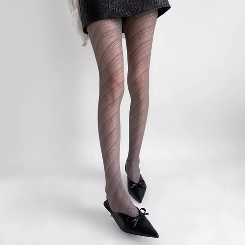 2025 New Woman Girls Fashion Punk Gothic Fishnet Stockings Snake Skull